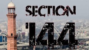 Section 144 Imposed In Punjab Until September 17
