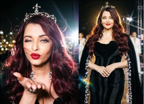 Aishwarya Rai Turns Heads With Royal Look At Paris Fashion Week