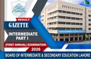 Bise Lahore Class 11th Official Results Gazette 2026 Pdf Download