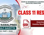 Bise Rawalpindi 11th Class Inter Result Gazette 2026 Pdf Download