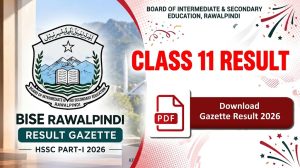Bise Rawalpindi 11th Class Inter Result Gazette 2026 Pdf Download