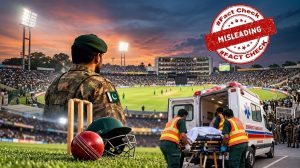 Fact Check Did Pak Army Officer Die Of Heart Attack During Pakistan Sri Lanka Pindi Match