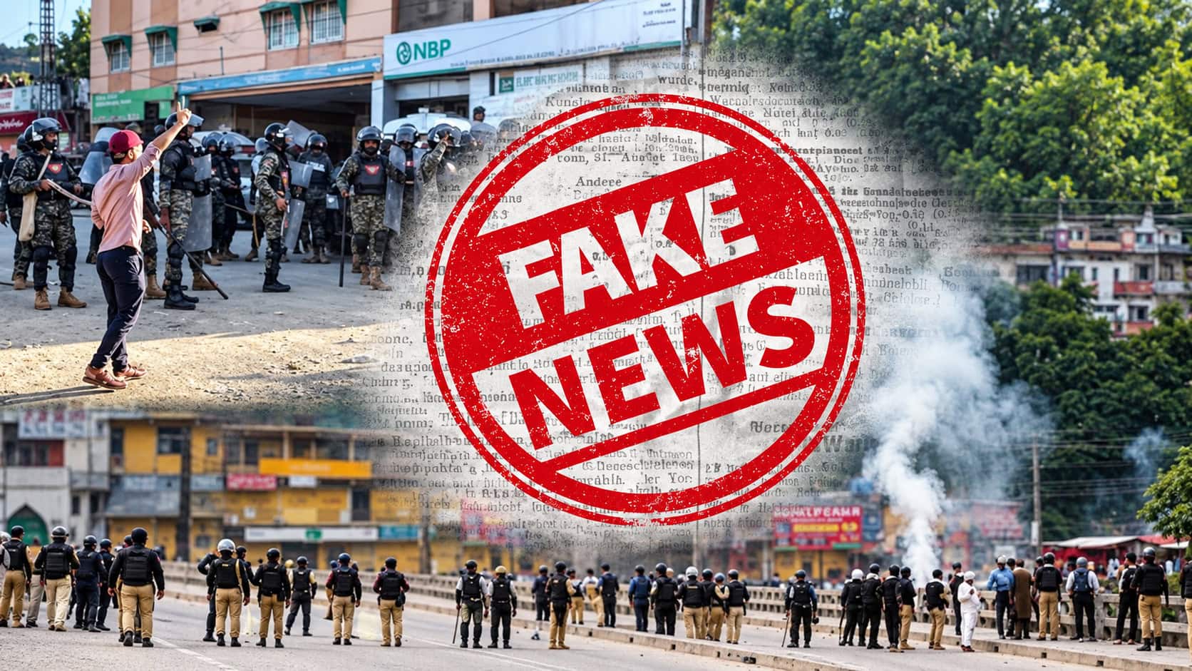 Sun Check Icon FACT CHECK: Viral Videos by Indian accounts claiming Clashes in Azad ...