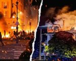 France Erupts In Flames As Historic 143 Year Old Town Hall Gutted Amid Violent Protests