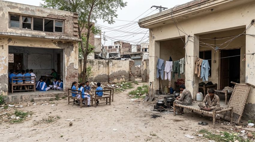 Lahore Govt School Turns Classrooms Into Rental Spaces For Labourers