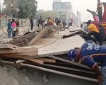 One Killed As Under Construction Red Line Bridge Structure Collapses In Karachi
