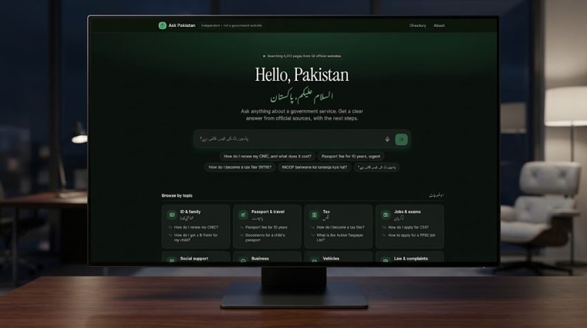Pakistan Gets Its Own Ai Govt Search Tool For Cnics Passports Taxes And Jobs