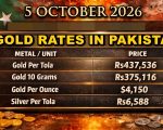 Per Tola Gold Rates In Pakistan Rises To Rs437536 Per Tola New Price List