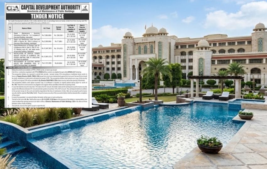Pm Office Chillers Swimming Pool Boiler Get Rs39million Fix Amid Austerity Drive