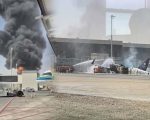 Saudia Airbus A310 200 Damaged As Ballistic Missile Attack Rocks Riyadh Airport