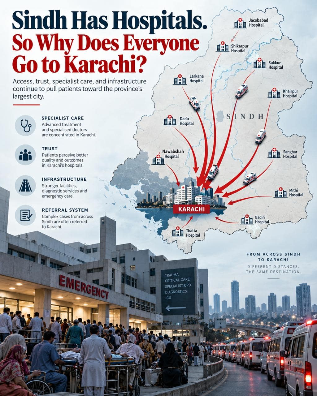 Sindh Has Hospitals. So Why Does Everyone Go to Karachi?