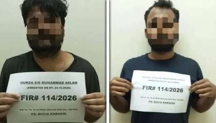 Two Arrested In Karachi For Posing As Army Officers To Defraud Citizens