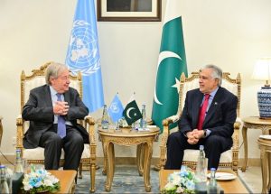 Un Chief Praises Pakistans Mediation Role Between Us And Iran